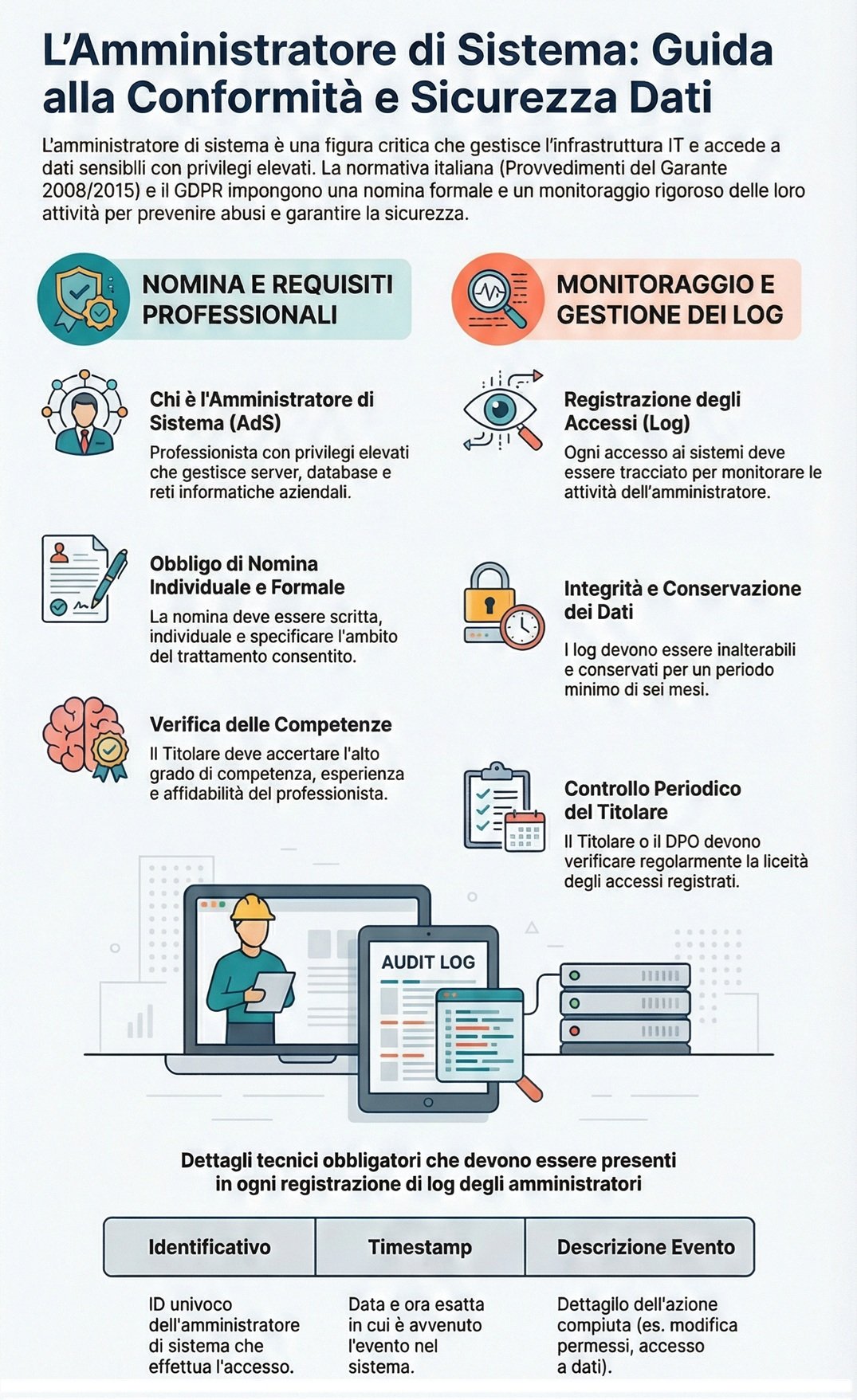 Infografica Amministratori di Sistema