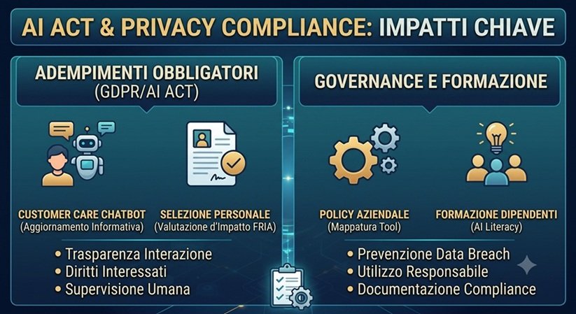 AI Act e Privacy: Cosa cambia per siti, social e compliance aziendale